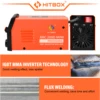 HITBOX 2 IN 1 ARC Tig Welding Machine, 220V 140A Stick Welder with Synergic Control, Mini Welder with LCD Digital Display 4
