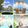 6/9/12/15/18m Outdoor Cooling Patio Misting System Fan Cooler Water Mist Gardenhouse Spray Hot fog misting system 2