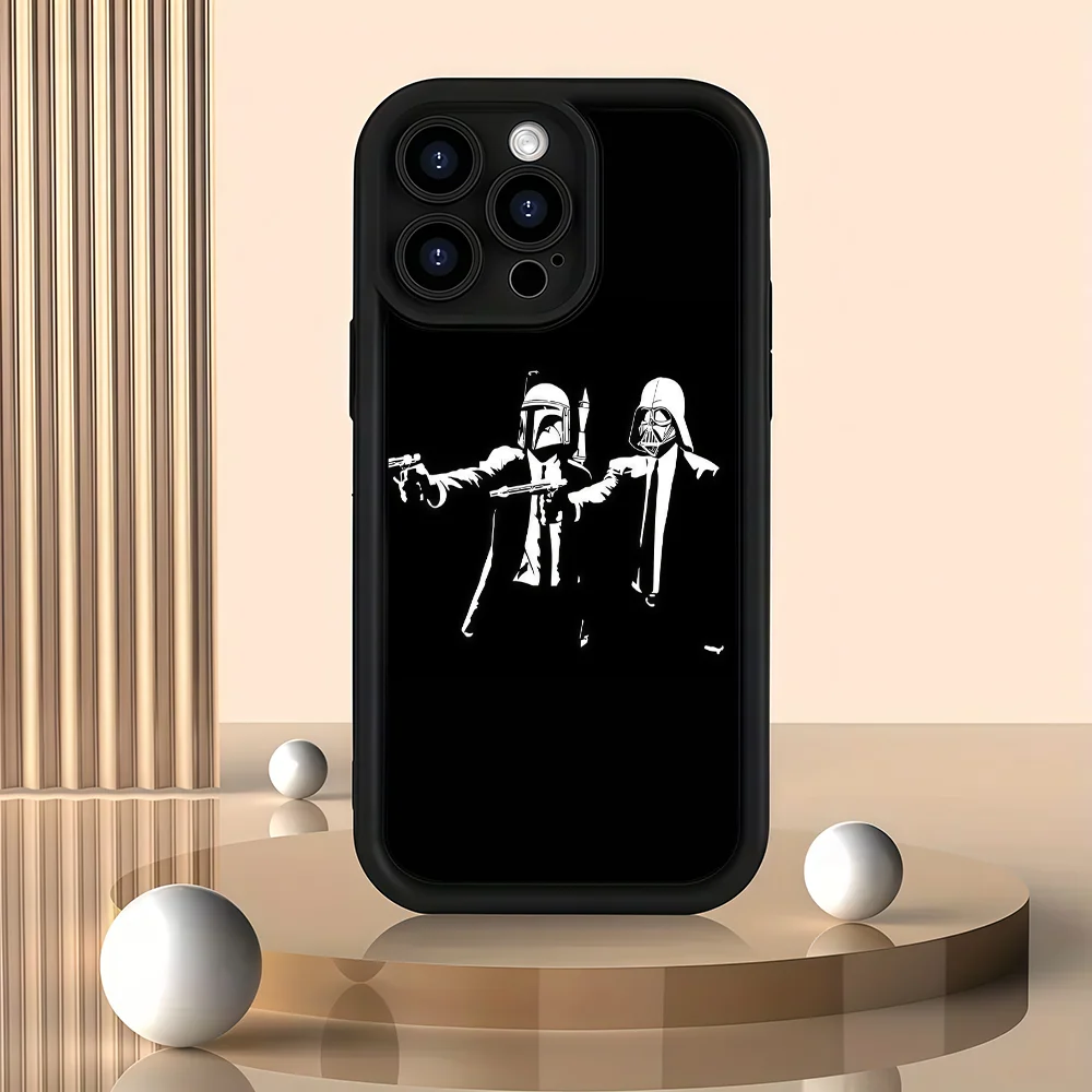 Lustige Star Wars Handyhülle für iPhone 12 11 13 14 15 16 17 Max Pro Plus Air Mini Stoßfest Rutschfest Silikon Soft Shell – Detail 11
