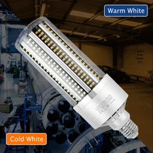 

110V LED High Power Garage Light 220V Corn Light Bulb E27 Candel Lamp E39 Ceiling Bombilla Industrial Lighting High Bay Ampoule