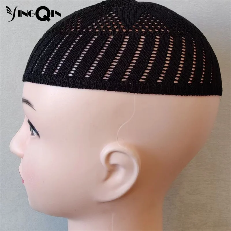 Muslim Caps For Men Skull Hat Prayer Menswear Knitted Kufi Kippa Islamic Saudi Arabia Kippahs Jewish Freeshipping Summer