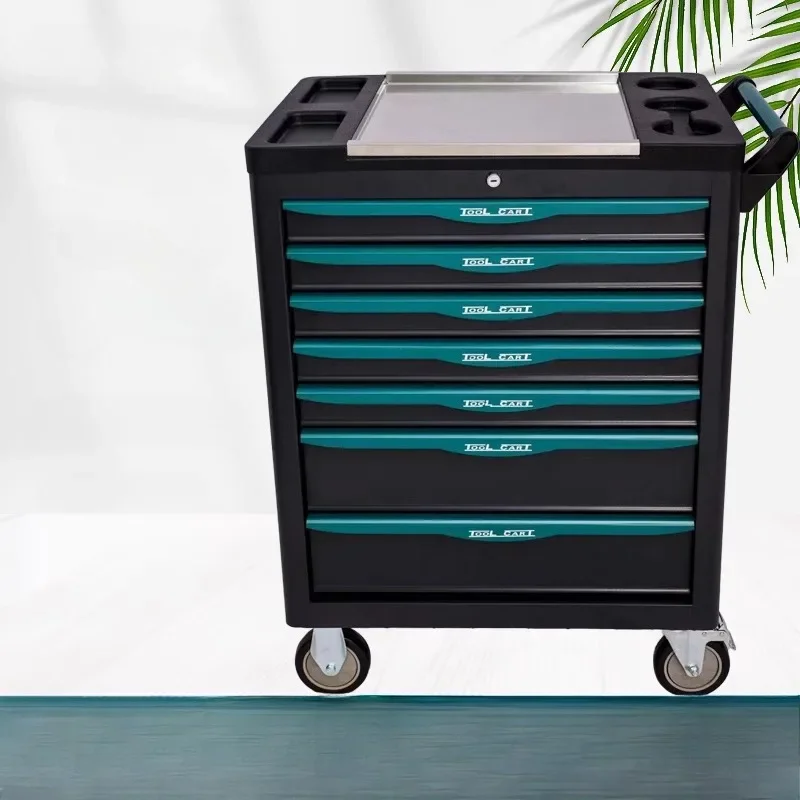 Workshop Modular Tool Cabinet Storage Professional Wheels Drawers Bench Drawer Metal Tool Cabinet Trolley Tool Arrangement 2