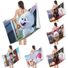 Towel towel pattern beach towel, quick drying and absorbent, The fabric is made of cotton and does not The Secret Life of Pets 1