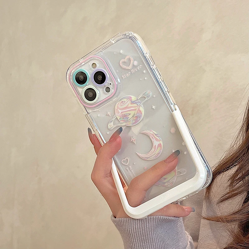 NITITOP Cover per iPhone 16 Pro Carina Cute Bordo Ondulato per Ragazze Femminile con Cinturino Regolabile Cavalletto Chic Silicone Morbido Custodia con Antiurto-Bordeaux
