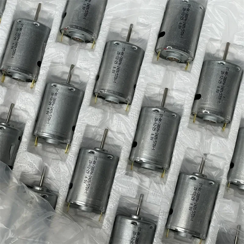 미니 마이크로 28mm 원형 전기 모터 380 카본 브러시 고속 13000RPM DC6V 7.2V 9.6V 12V 장난감 보트용 보쉬 스크루드라이버