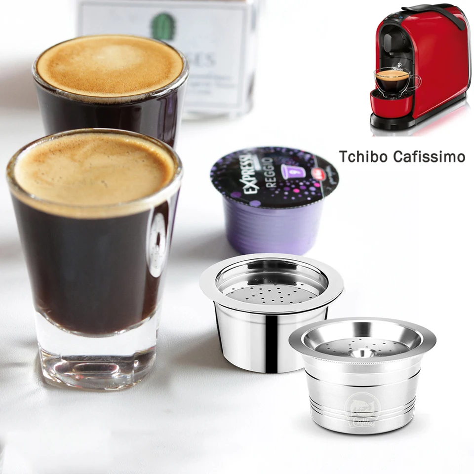 Capsule De Café Rechargeable En Inox 304 Pour Machines Caffitaly, Tchibo Cafissimo, ALDI Expressi - Écologique Et économique