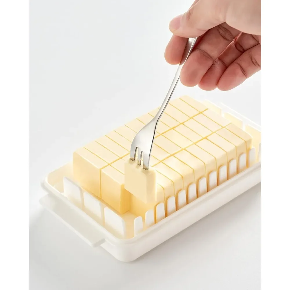 1pc Butter Dish Storage Box Lid Covered Keeper Plastic Lid for Airtight Storage of Cheese Tray butter storage box