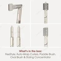 Professional  5-in-1 Multi-function Shark FlexStyle Negative Ion Hair Dryer/Airwarp Hot Air Brush & Multi-Styler Hair Curlers 2