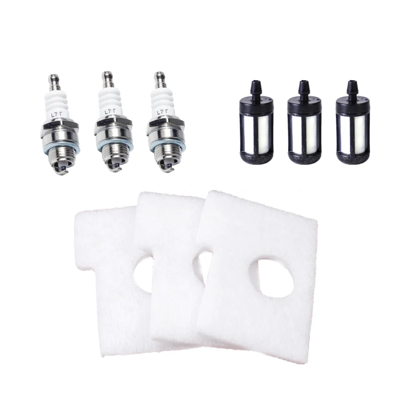 L7T Candela Motosega Ricambio Candela Kit Filtro Aria Filtro Carburante Per Stihl Ms 180 Ms 170 018 017 Ms 180 170