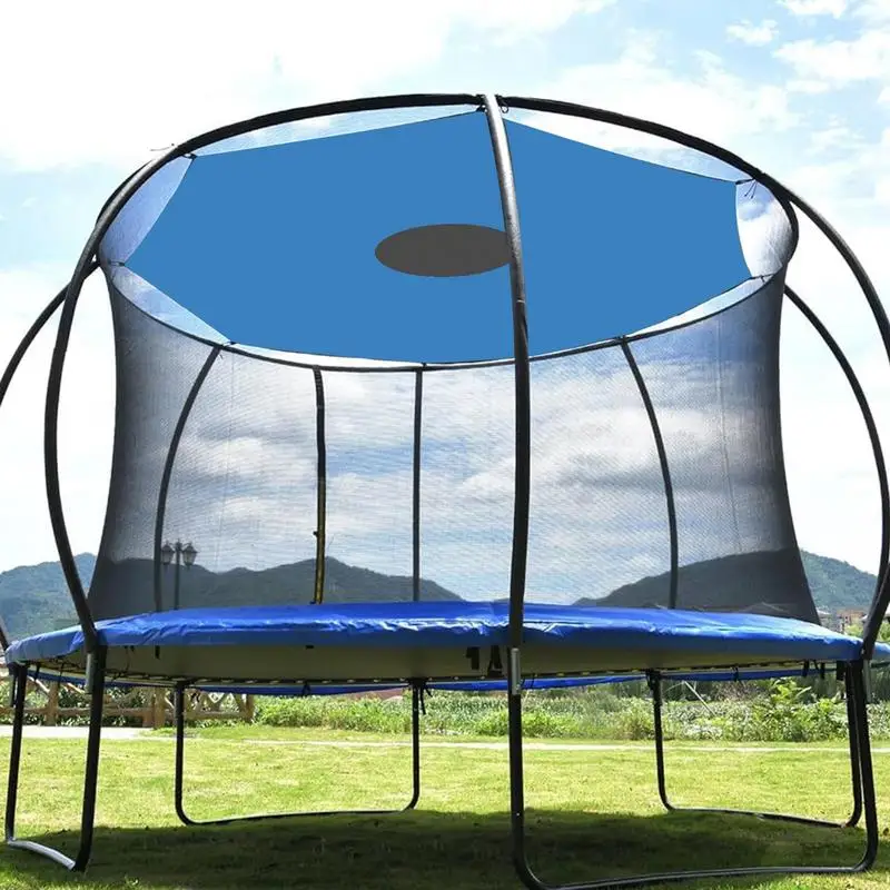 6 8 10 12 14 16 Feet Trampoline Cover Rainproof Trampoline Shade Cover Sun Protection Roof Outdoor Backyard