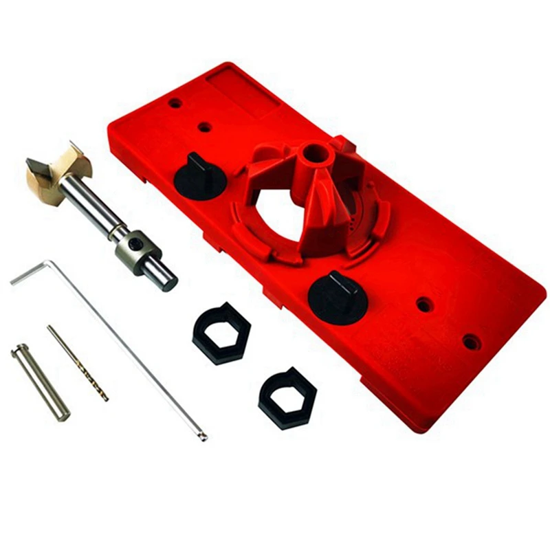 

35MM Hinge Hole Puncher Woodworking Hole Locator Hinge Hole Opener Woodworking Punch Woodworking Hole Opener Set