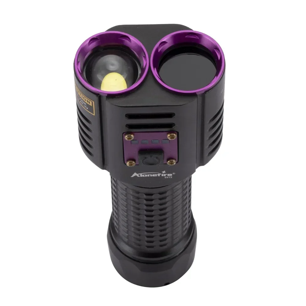 Aluminum UV White Light Flashlight for Detection