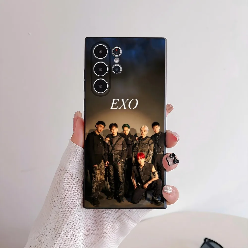 Kpop E-EXO Koreanische Gruppe Handyhülle für Samsung Galaxy S25 S24 S22 S23 Ultra S21 S20 Plus Frosted Non-Slip Full Cover Soft Case – Detail 8