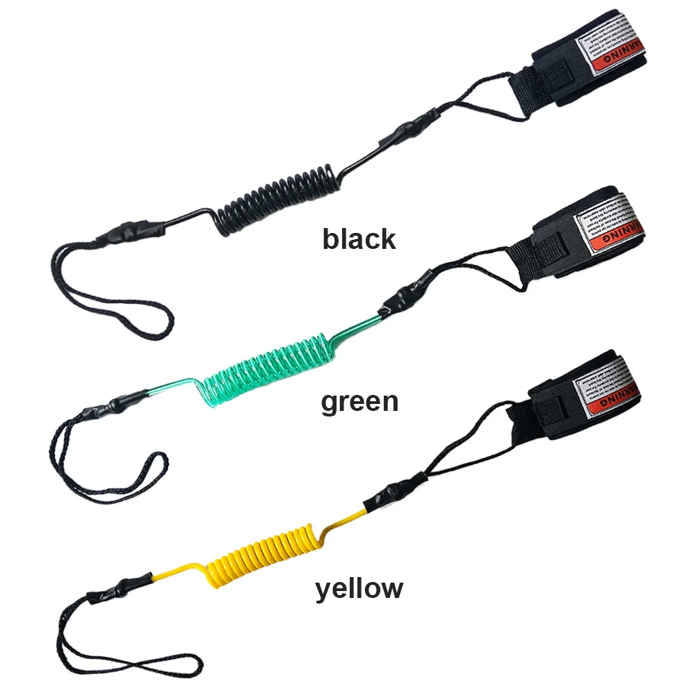 Premium Coiled Body Board Leash TPU Bodyboarding Leash Stay on Board Ankle Strap Surfing Accessories