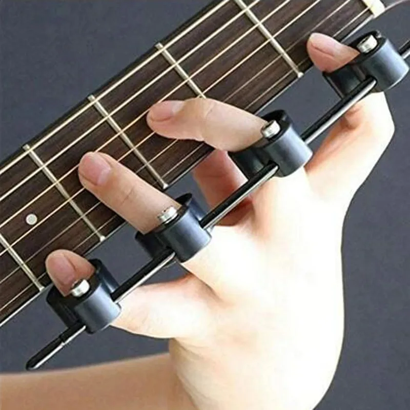 Verstellbarer Fingerexpander Gitarren-Trainingsgerät Span-Trainer Fingergreifer Größe Featu Solid Fashion Hochwertiges Musikinstrument