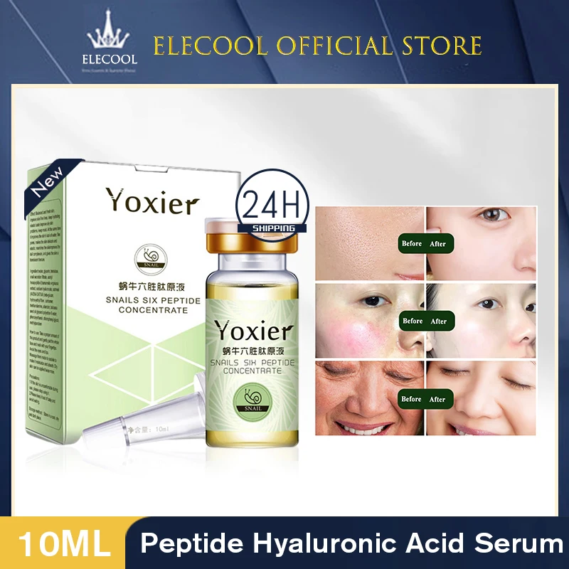 

Сыворотка Yoxier для лица, Антивозрастная, с гиалуроновой кислотой, 6 пептидов