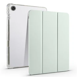 Custodia Elegante Trifold in PU Pelle con Porta Penna e Supporto Posteriore Morbido - 10.1 Pollici