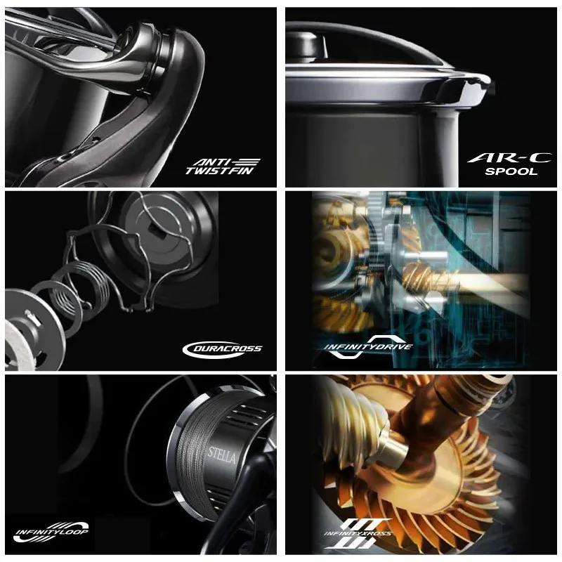 SHIMANO STELLA 2022 NEW Original Fishing Spinning Reels