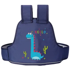 Child Safety Belt for Electric Motorcycle and Battery Car with Fall Protection (Blue Dinosaur)