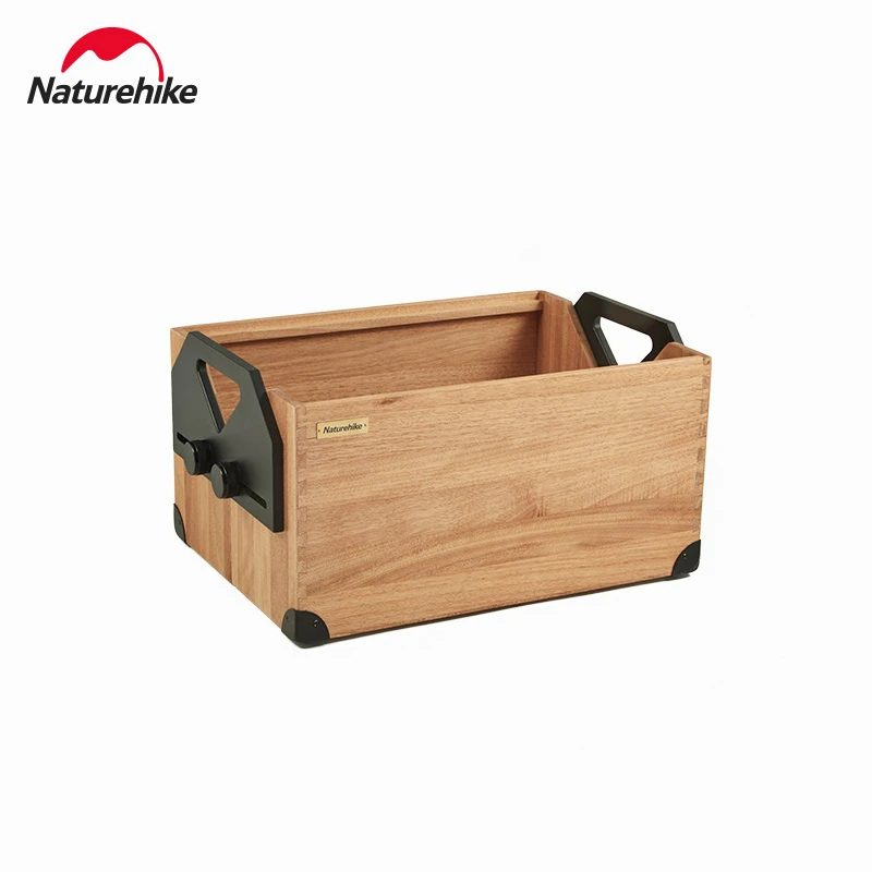 

Naturehike складная коробка для хранения твердой древесины, открытый складной ящик для хранения, многофункциональный контейнер для хранения кемпинга для автомобилей