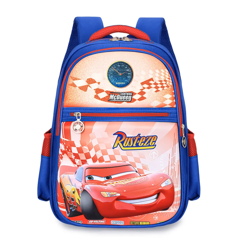 Disney Frozen School Bag For Girls Boys Primary Student Shoulder Orthopedic Backpack Large Capacity Spider Man Grade 1-6 Mochila
