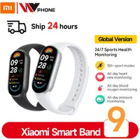 Global Version Xiaomi Smart Band 9 1.62" AMOLED Display 21-day Battery Life 150+ Sports Modes Sleep Monitoring Xiaomi Band 9 1