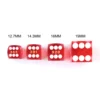 Bescon Dice Professional Small Precision Dice 12.7mm (1/2 inch)  with Random Serial Number, Mini Precision Cut Dice 12.7MM 6