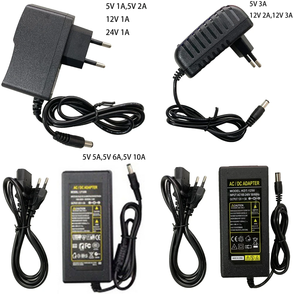 AC DC Adapter 5V 12V 24V 1A 2A 3A Switching Power Supply - China Power  Supply, AC DC Adapter