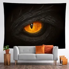 Tenture murale imprimée Dragon maléfique, grand tapis de décoration pour la maison, pour salon, pour arrière plan d'art 