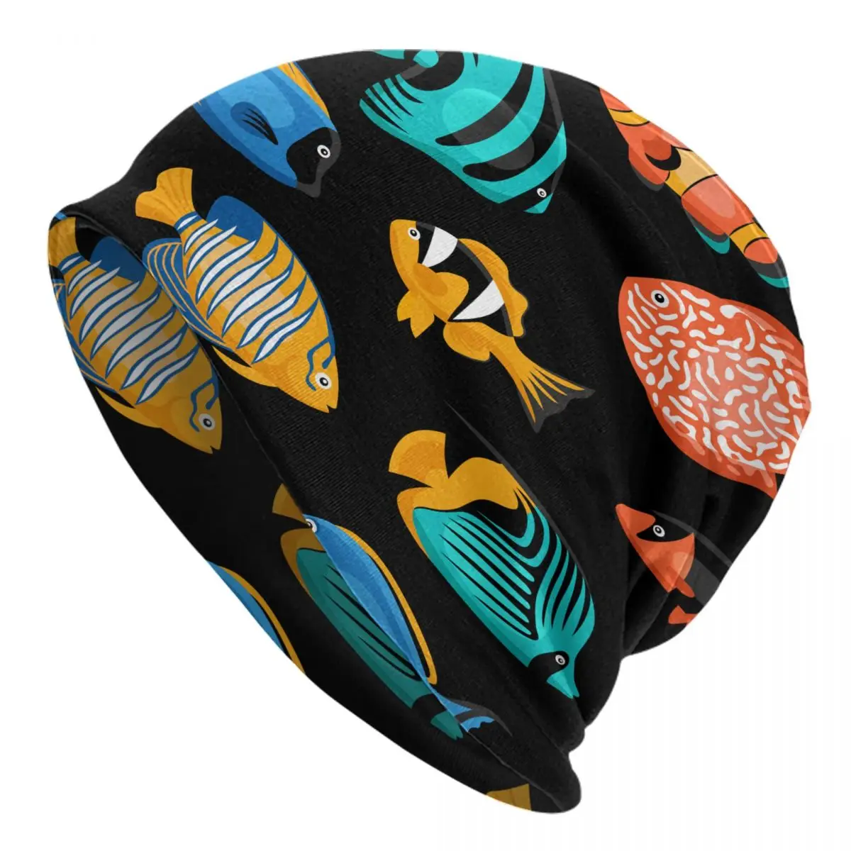 

Women Men Beanie Hat Tropical Fish Warm Spring Winter Outdoor Hip-hop Beanie Cap