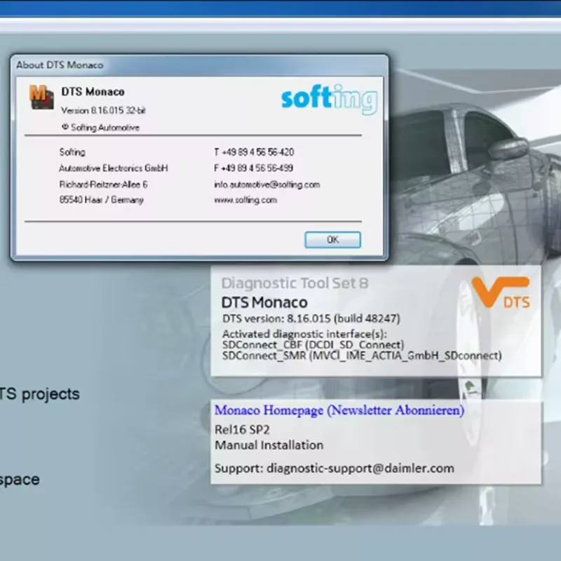 Premium 2025 Hot Selling DTS Monaco Software with Remote Installation and Activation