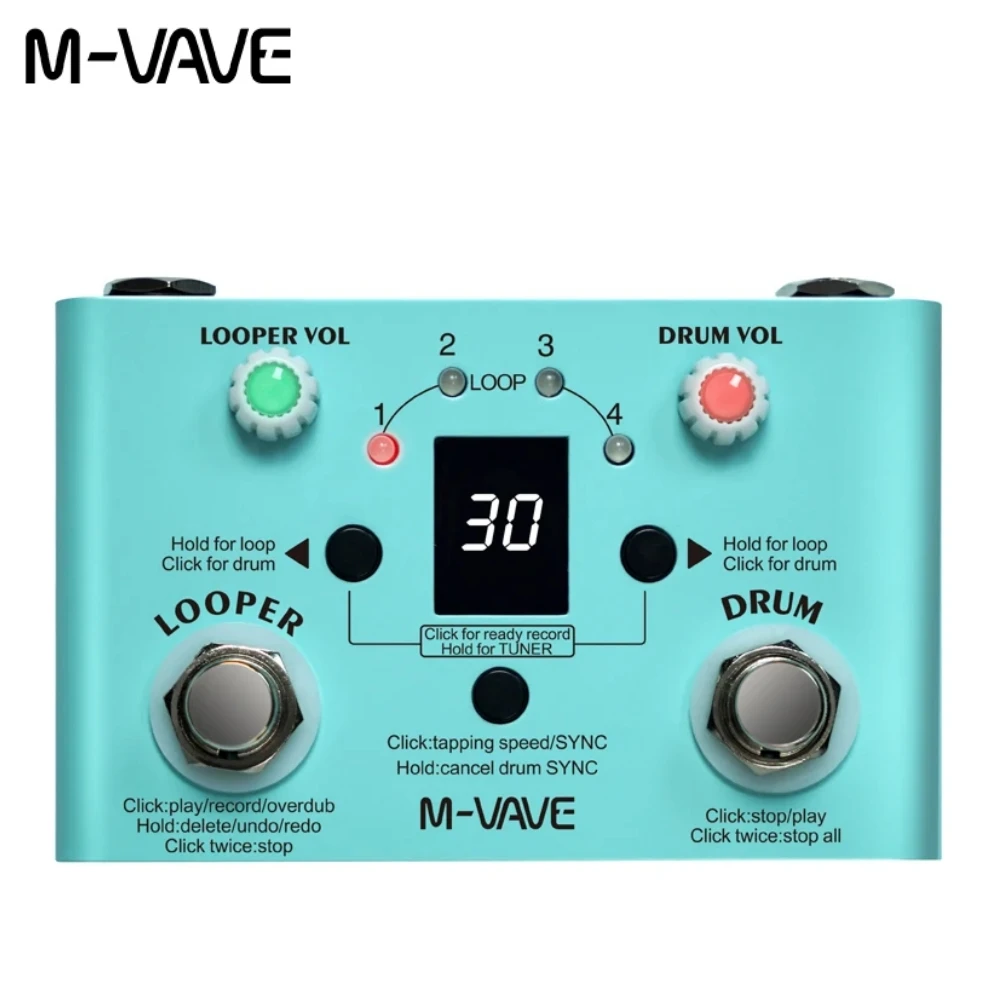 【ほぼ未使用】M-VAVE ANNBLACK BOX Neural NAM対応 M-VAVEブラックボックスギターとベース、アンプモデラー、マルチ