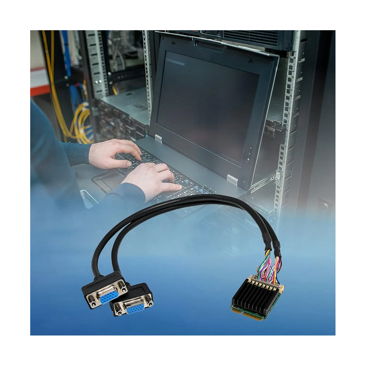 

ST416 SM750 MiniPCIe to Duals Port VGA 16MB+64MB DDR 1920X1440 Embedded Graphics Application Multimedia 2D Graphics Card