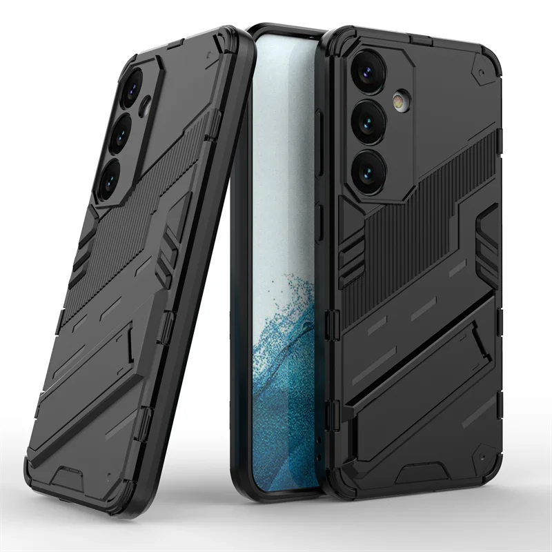 

For Samsung Galaxy S24 Armor Shockproof Case For Samsung Galaxy S24 S23 Cover Coque KidStand Hard PC Phone Bumper Samsung S24