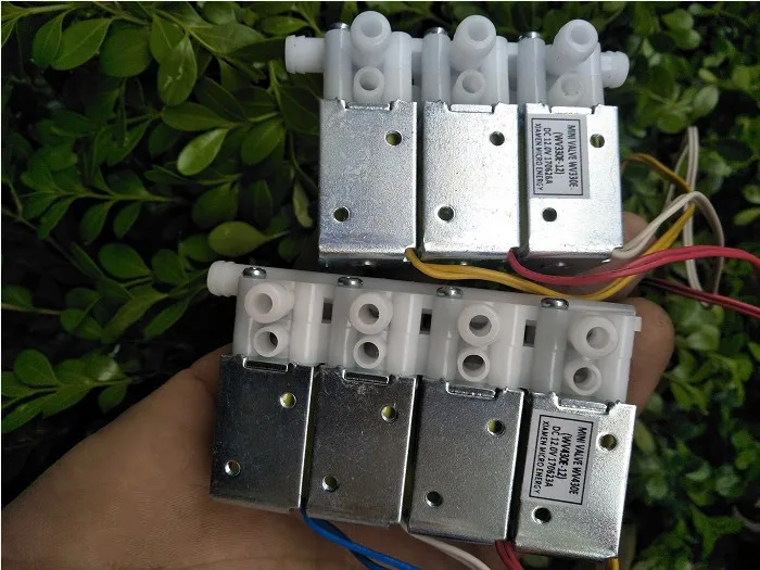 

12V DC solenoid valve normally closed 4-way drain valve 3-way negative pressure relief valve 2-way vent valve
