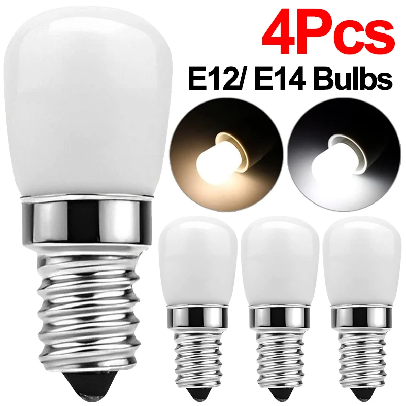 2 pezzi E14 lampadina a LED lampada per cappa da cucina Chimmey fornello  per frigorifero in ceramica luminosa + fornello in acrilico lampadina a  mais - AliExpress