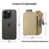 1TG TACTICAL Waterproof EDC Pouch Portable Key Change Purse Wallet Travel Kit Coin Mini Purse & Card Slots And Zippers Pouch 5