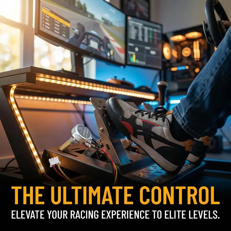 Thrustmaster T300 T500용 다이렉트 핏 페달 포텐쇼미터, 레이싱 시뮬레이션용 민감한 게임 페달 부품