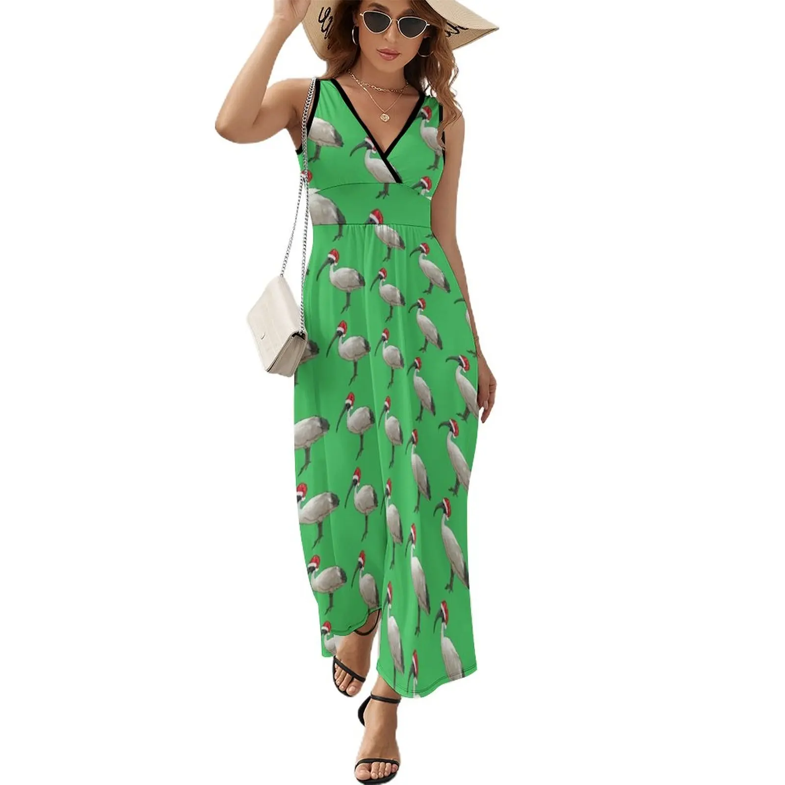 

Christmas bin Chicken Sleeveless Dress women's elegant loose dresses womans clothing dress summer 2024 women
