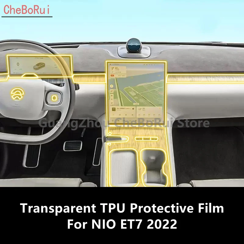 

Прозрачная центральная консоль для салона автомобиля NIO ET7 2022, аксессуары для ремонта от царапин