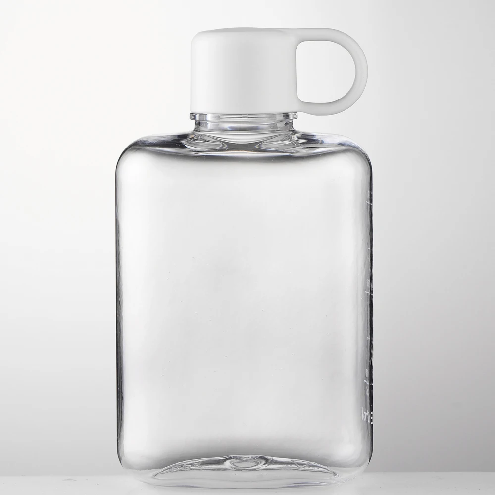 Creative Flat Water Bottle - 360ml Reusable BPA-Free Portable Sports Drink Bottle