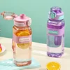 800ML Sports Water Bottle Large Capacity Plastic Cups Leakproof Drinking Bottle Portable Water Cup For Travel Outdoor Drinkware 4