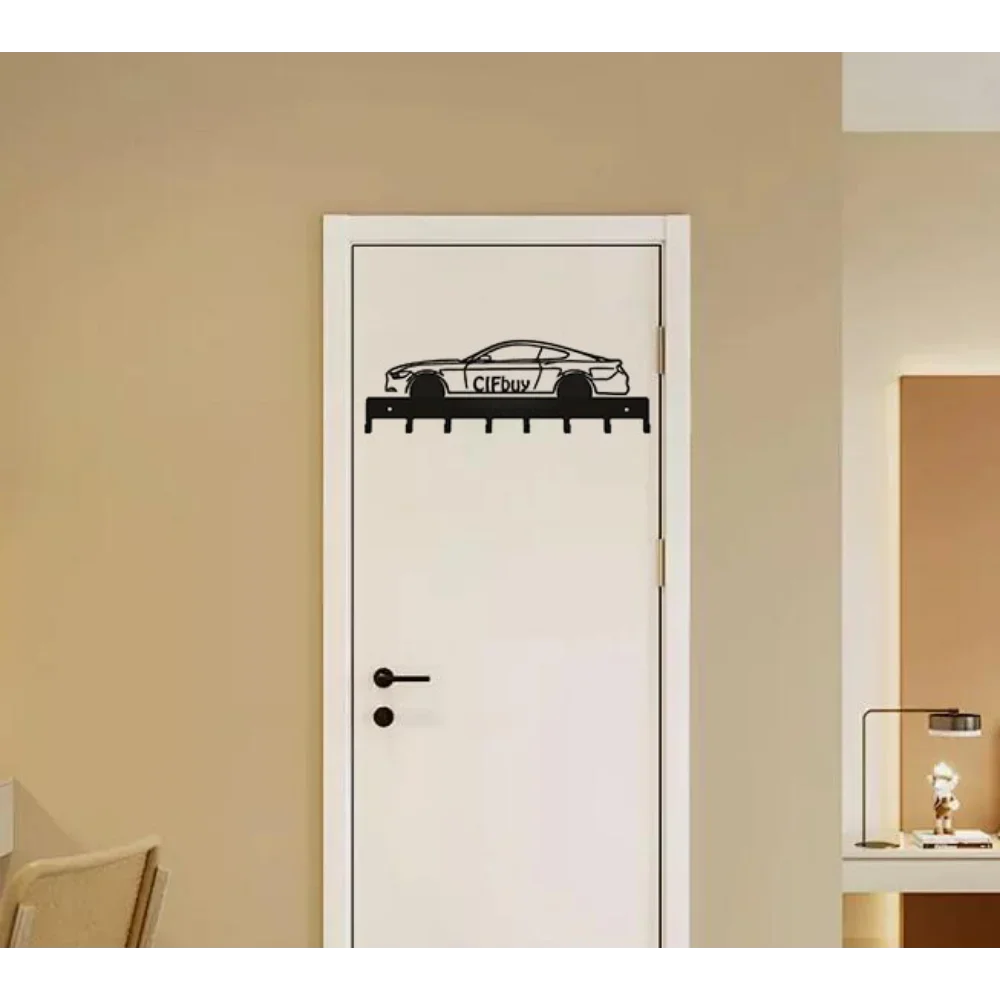 1pc Artistic Decorative Accessories 1pc Racing Car Key Holder Wall Mount for Exquisite Charm 4