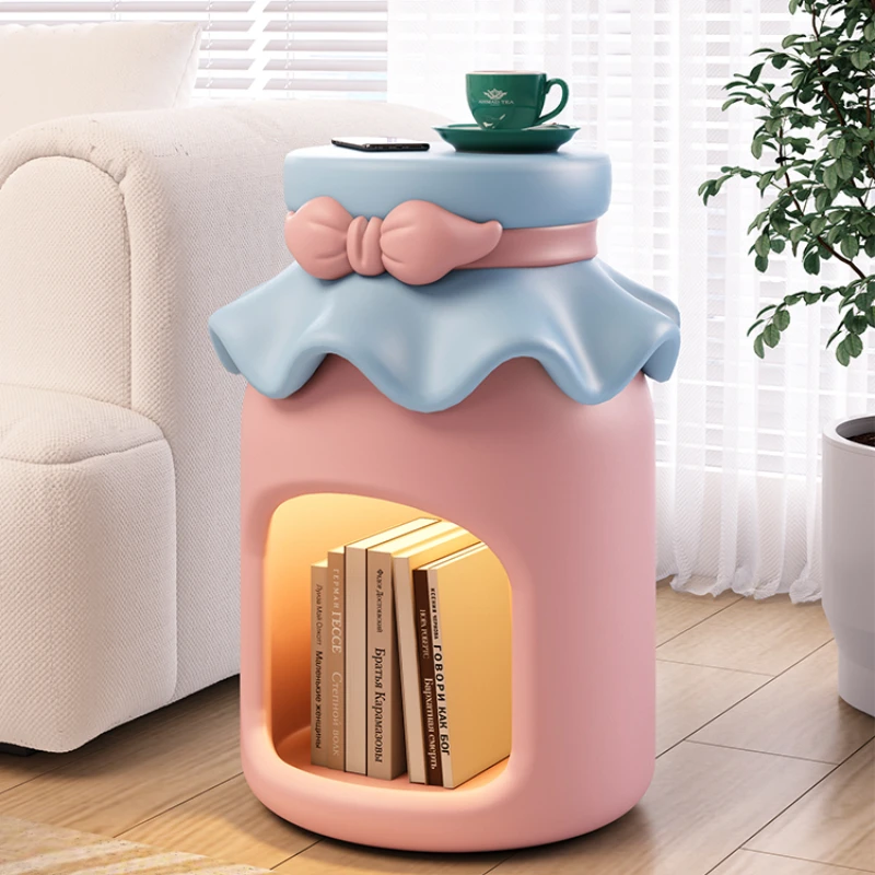 

Потолочный Балконный милый стол для гостиной, дивана, журнального столика, кремового цвета, украшение для дома, прикроватный столик для детской комнаты