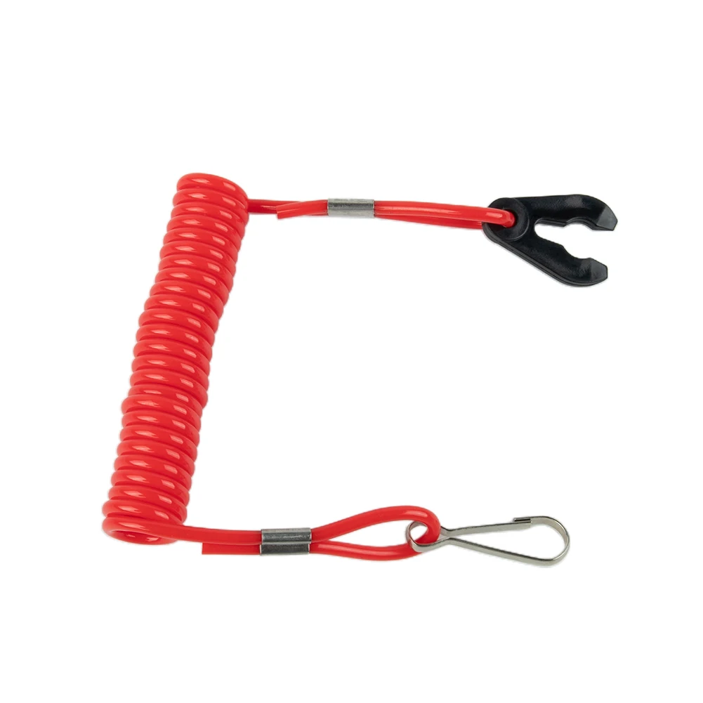 

New Sale Useful Durable Hot Engine Switch Lanyard Red 2pcs Key Motor Safety Clip Outboard Waterproof 160cm Boat