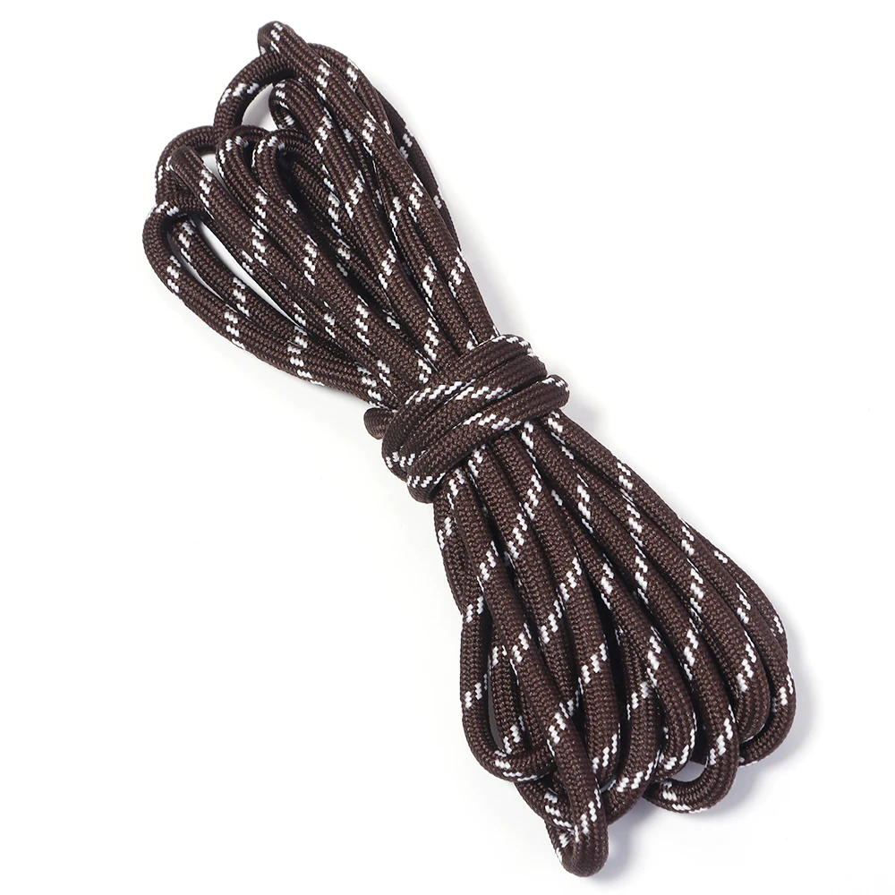 Colorful 5mm Braided Polyester Nylon Cord - 5 Yards for Crafting & DIY Projects