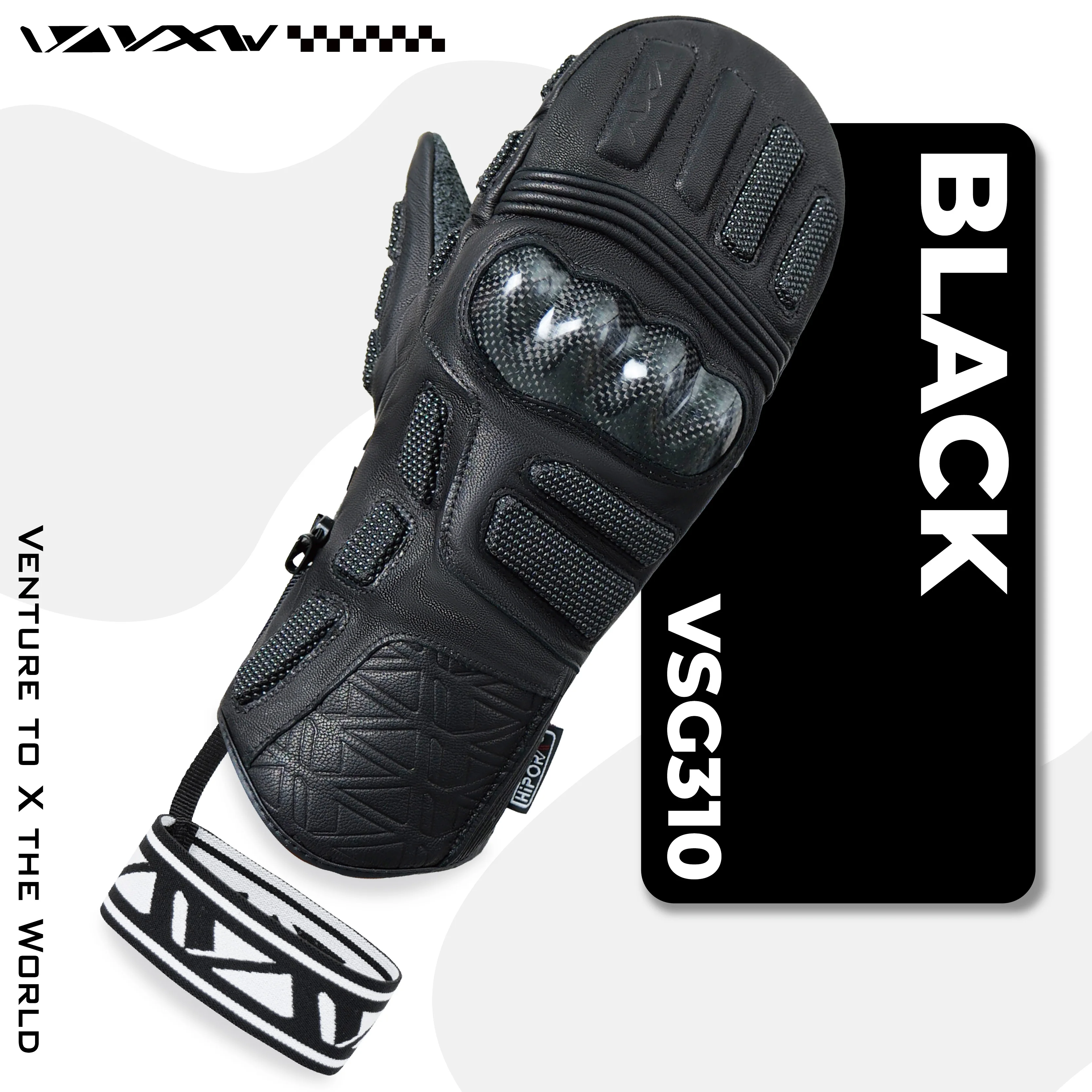 VXW Ski Gloves Snowboard Mittens Snowmobile Motorcycle Cycling Skiing Gloves Men Women Winter Warm Snow Gloves Waterproof 2