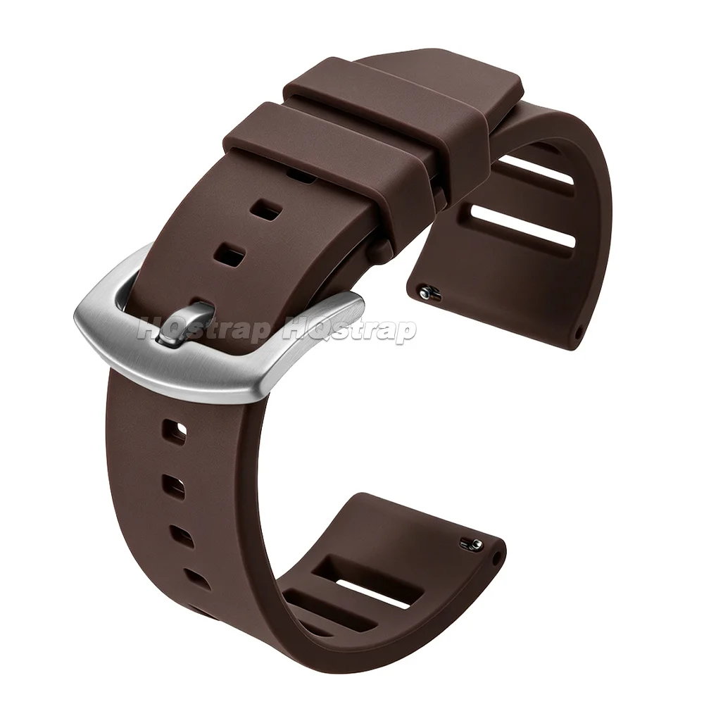Waterproof Sport Silicone Watch Strap - Quick Release Soft Bracelet Replacement