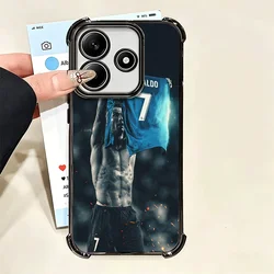 Football Star Soft Phone Case Featuring R - Ronaldo C - CR7 Design for Xiaomi Redmi 15 (KHTY00535A1)