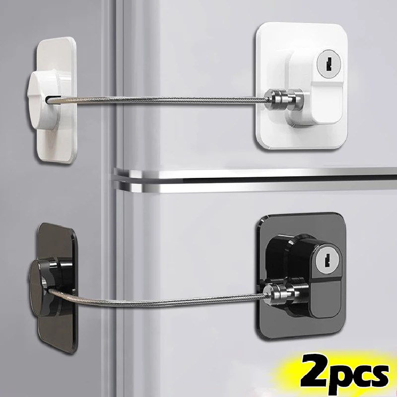 펀칭 프리 어린이 안전 잠금 장치, 찬장 문짝 서랍 슬라이딩 문짝 및 창 고정 제한 장치, 아기 안전 보호 제품 잠금 장치 